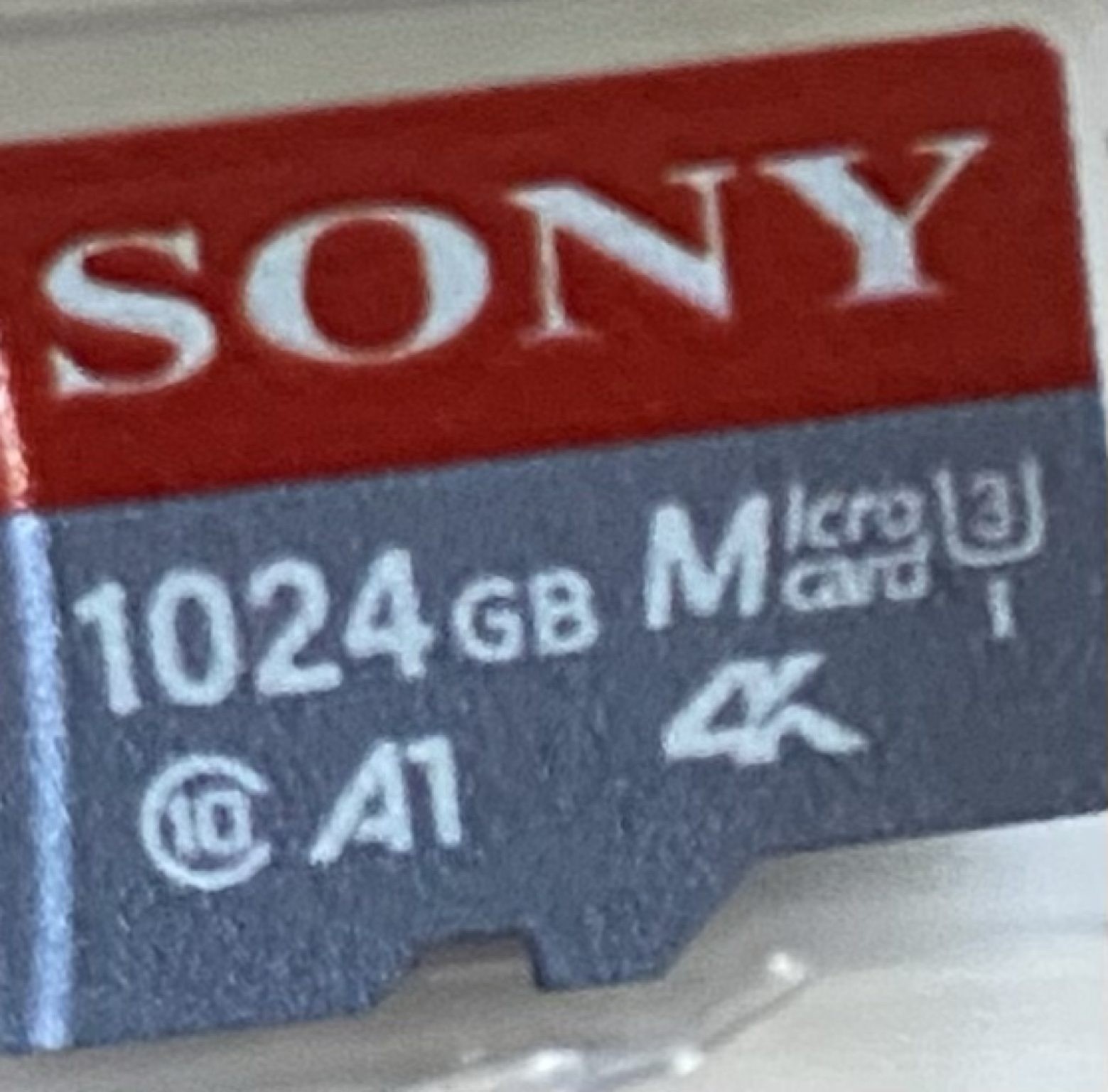 1TB Sony micro sd card with adaptor
