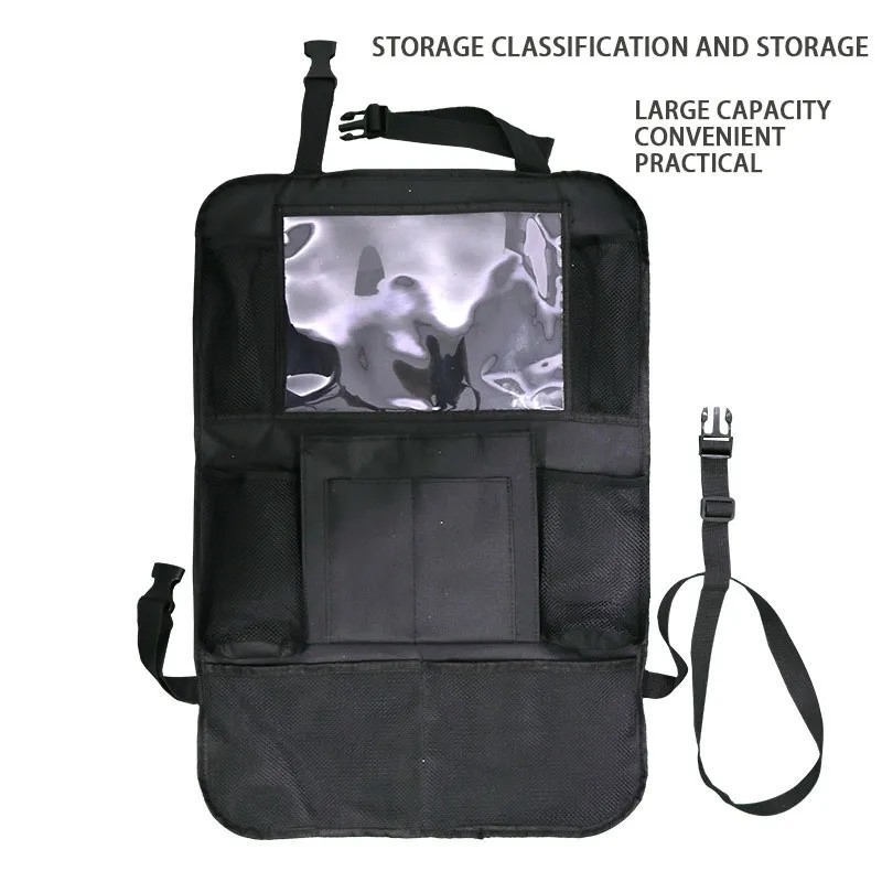 Large Capacity Vehicle Mounted Multifunctional Car Seat Back Storage Bag - Portable and Practical Classified Storage Solution