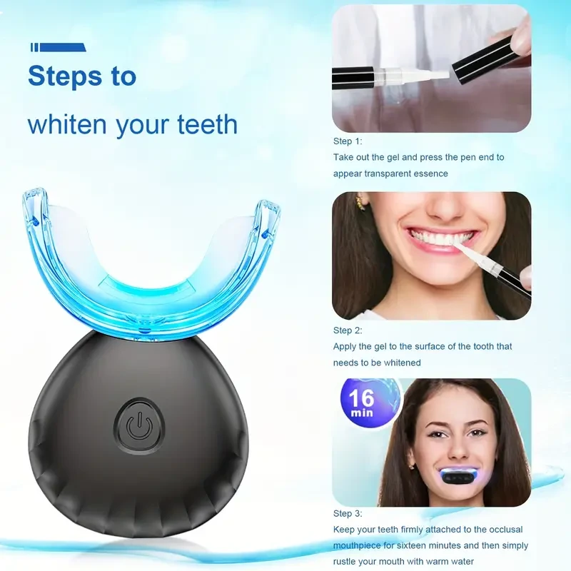Teeth Whitening Kit Gel Pen Strips, Hydrogen Carbamide Peroxide