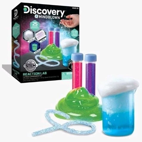 Discovery Mindblown Toy Reaction Lab Experiment Set 13pc