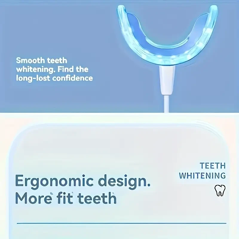 4-in-1 USB Powered Teeth Whitening Device, Portable Dental Cleaning Kit