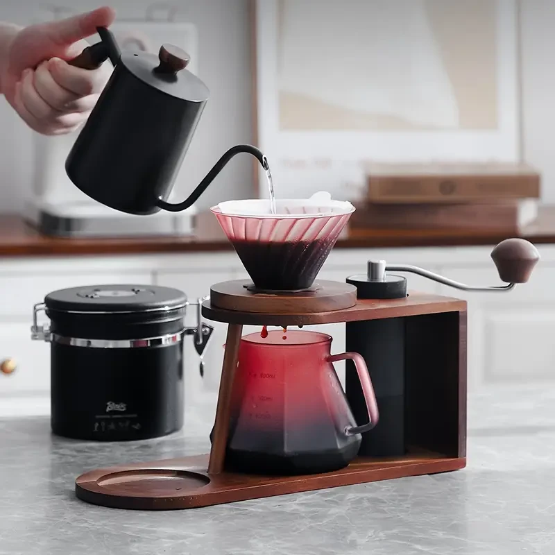 Premium Glass Coffee Pot Set with Filter Cup