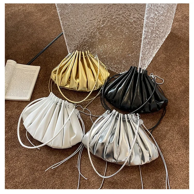 Western Style One Shoulder Crossbody Mini Small Solid Color Square Bag