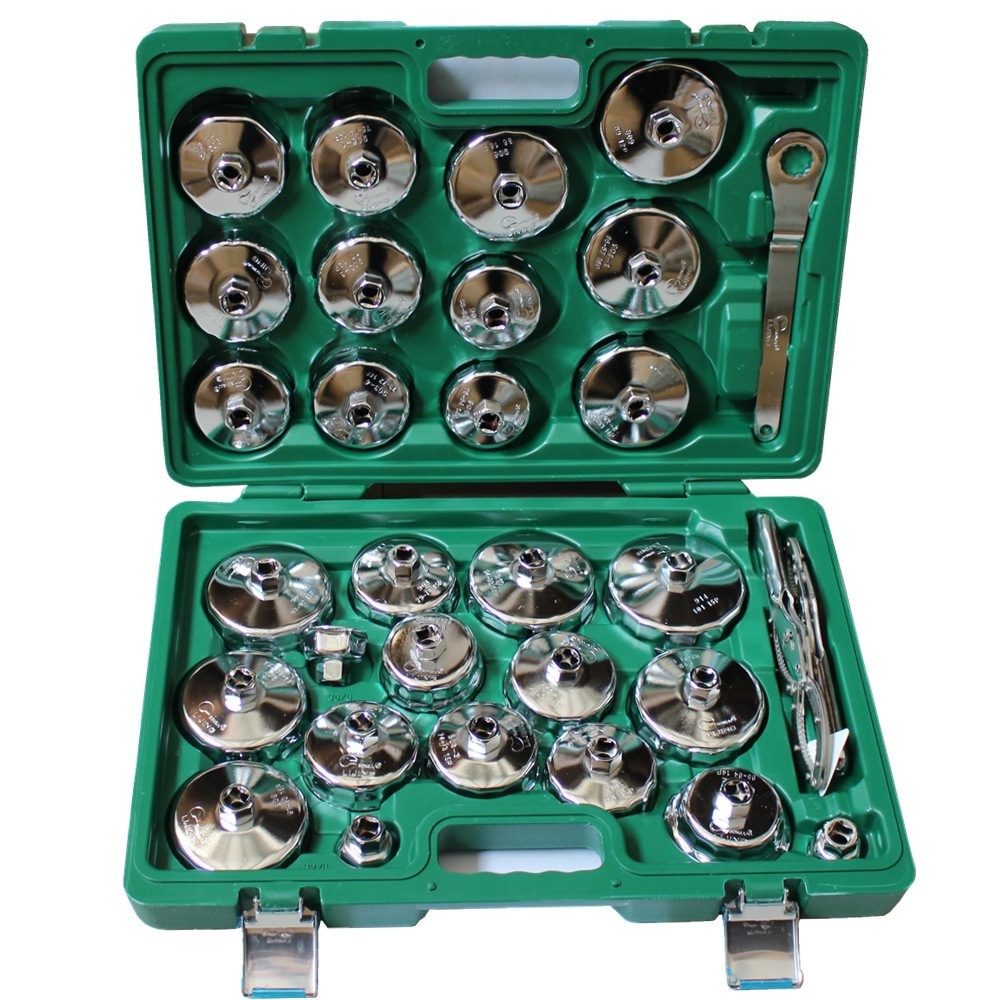 31 PCS Auto Oil Filter Socket Set Cap Removal Tool Compatible