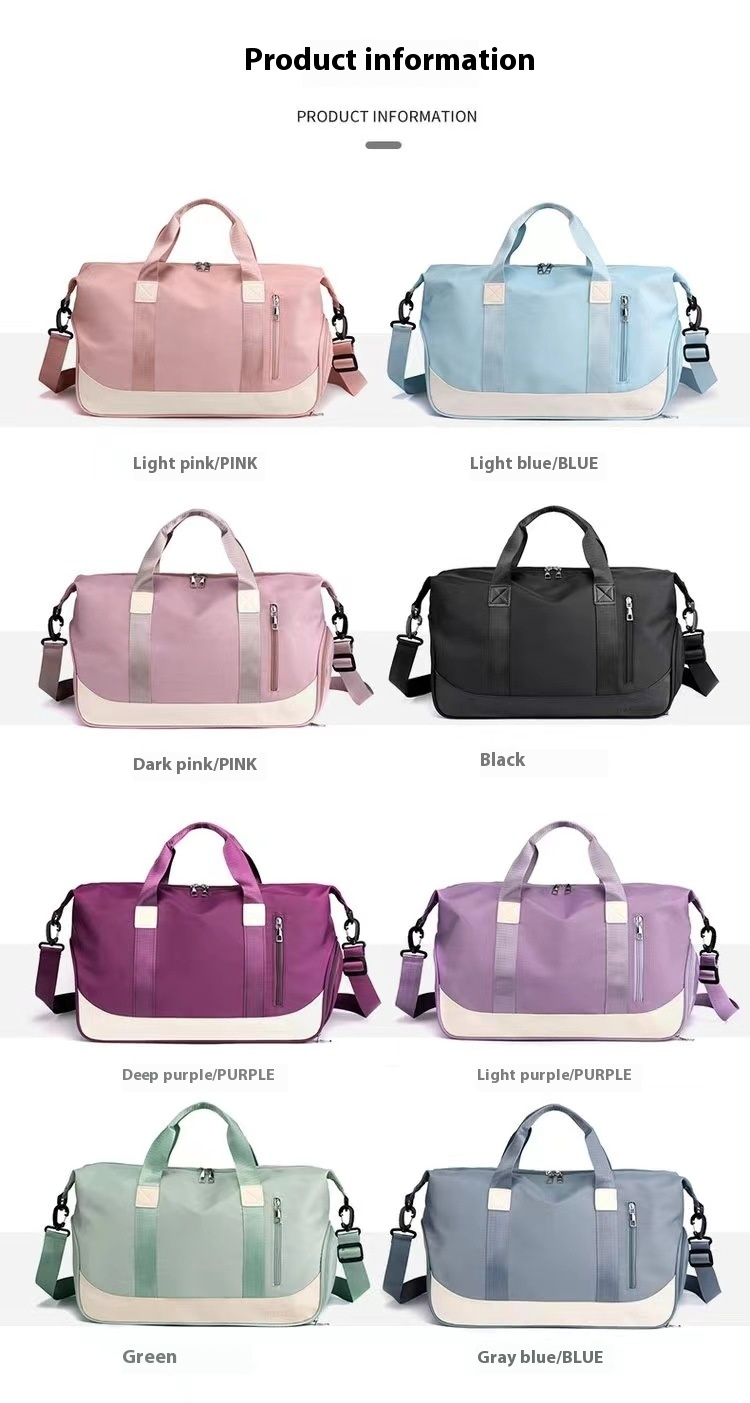 Multi-functional One-shoulder Crossbody Yoga Coverable Handle Short Trip Bag