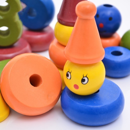 Children's puzzle ring building block toys