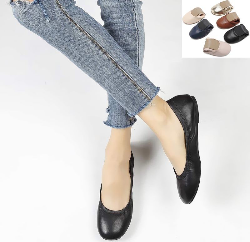 Clearance Leather Flats 8-10