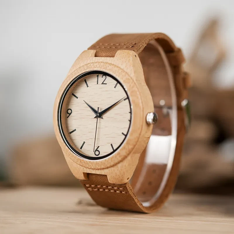Wooden Watch Couple Bamboo