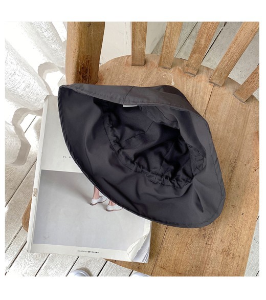 Show Face Small Shade Sunscreen Hat Casual Ins Wind Korean Style Drawstring Basin Hat Women
