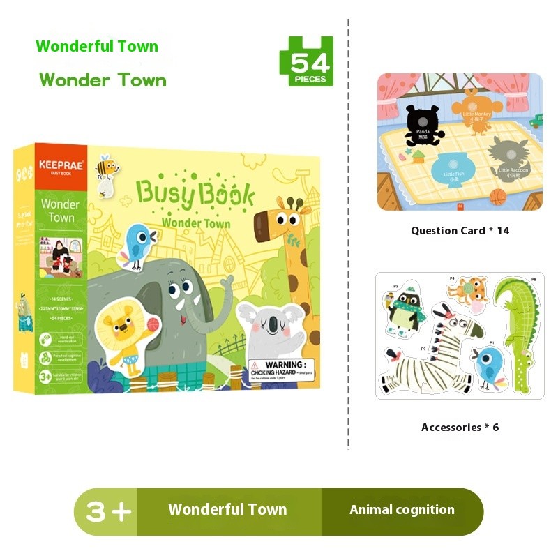 Baby Enlightenment Early Cognitive Education Quiet Book Educational Toys