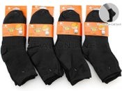 Kids' School Socks Plain Black Socks Size 5-7 Years