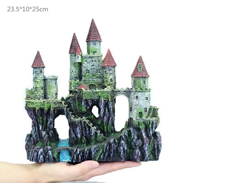 Fish Tank Decoration / Aquarium Ornament, Castle 139A