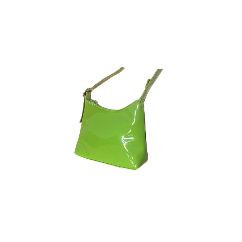 New trend new color patent leather shoulder bag