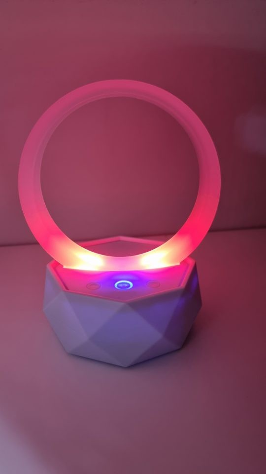 Portable bluetooth speaker with light night light LED wireless speaker