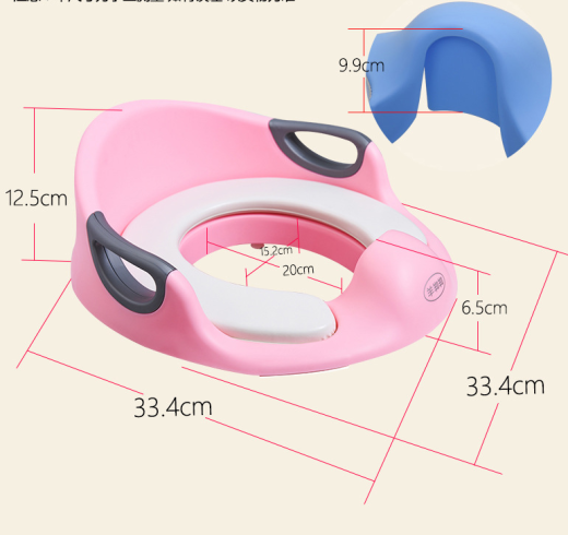 Children's toilet with armrests