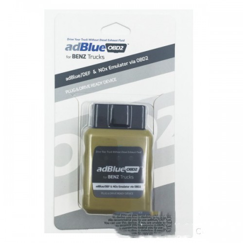 AdblueOBD2 Emulator for BENZ Trucks Plug And Drive Ready