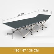 Foldable Portable Camping Stretcher / Bed 190X67X36CM