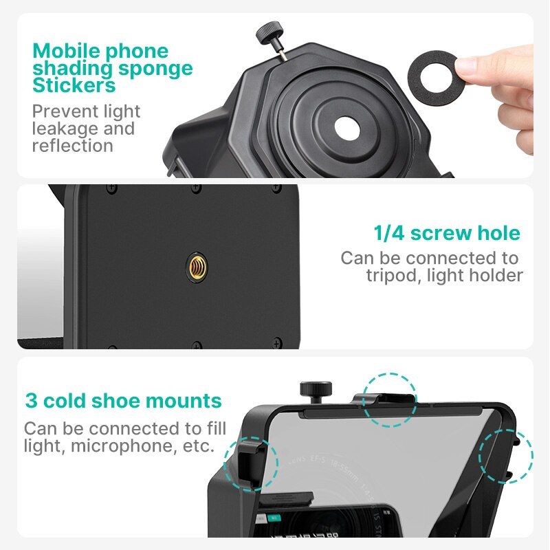 Ulanzi PT-15 Smartphone Camera Teleprompter Prompter
