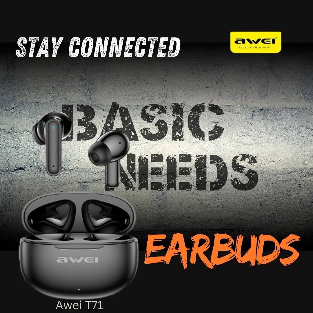 Wireless Earbuds + Charging Case - Bluetooth - 6 Hours Playback!!!