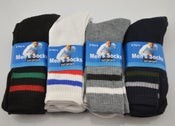 (12 Pairs) Cushioned Crew/Sports Socks, Size 7 - 10