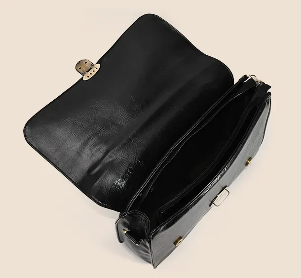 British Texture Portable College Style Bag