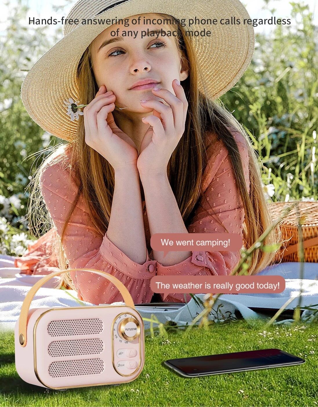 Bluetooth Speakers - Retro Radio Designs- Rechargeable - FM Radio