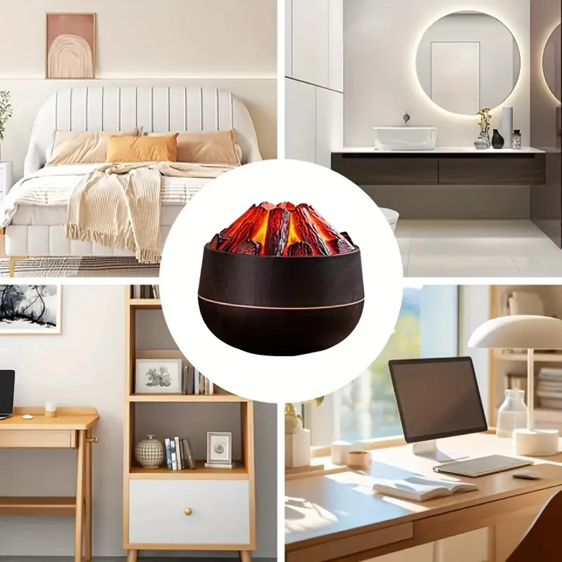 Charcoal-Shaped Humidifier for Home Use
