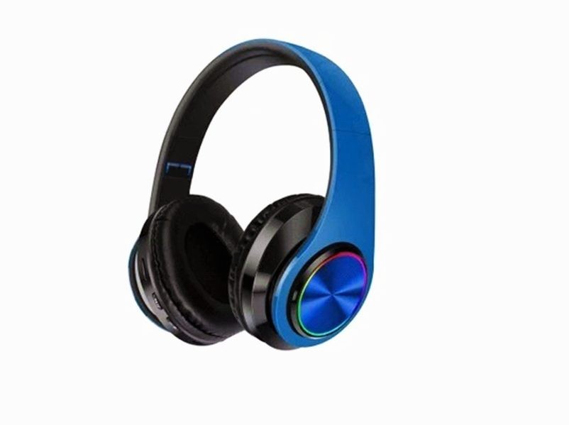 Wireless bluetooth Headphones Foldable LED