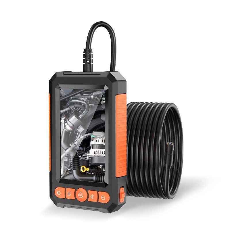 HD Portable Endoscope With Screen Automotive Testing Instrument