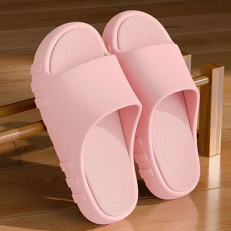 Soft Sole Lightweight Solid Color EVA Pillow Slides