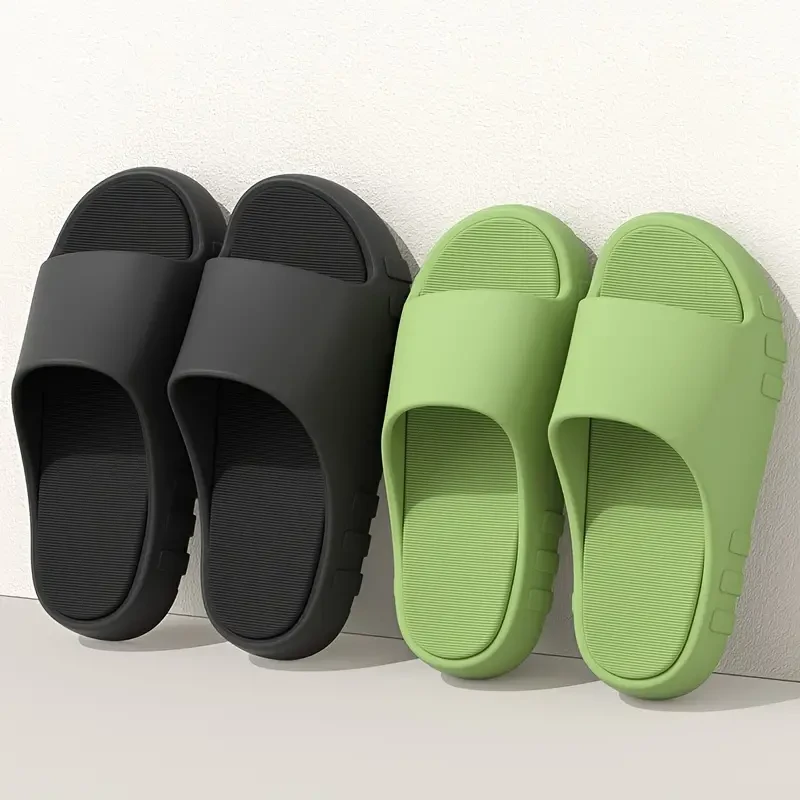 Soft Sole Lightweight Solid Color EVA Pillow Slides