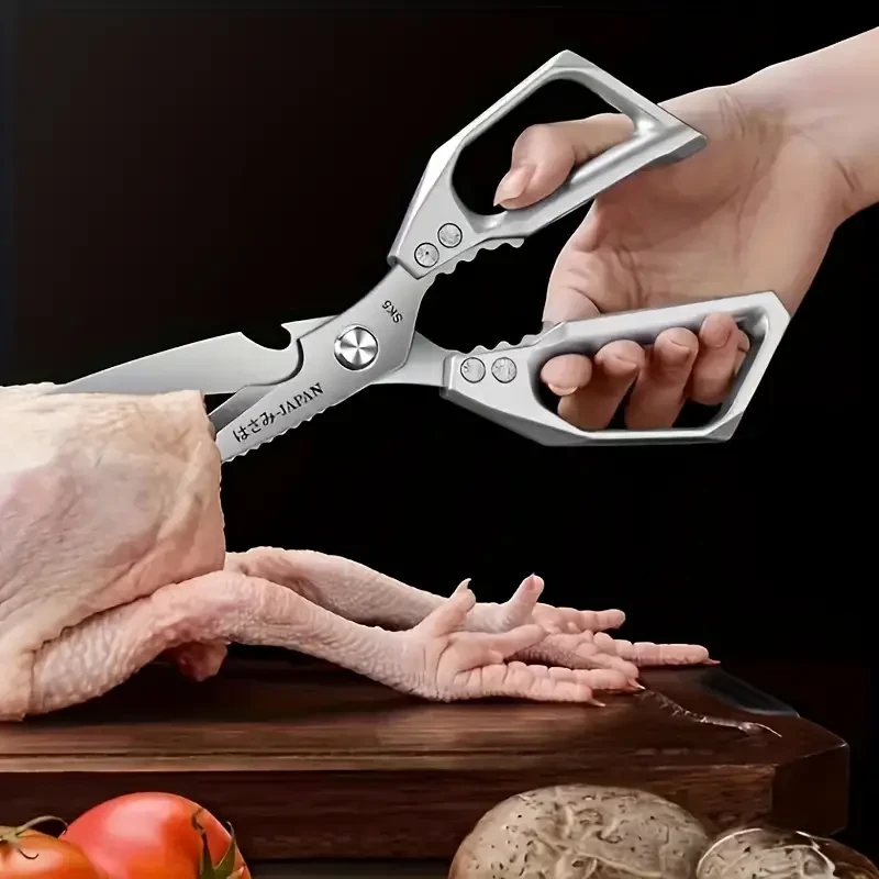 Kitchen Stainless Steel Scissors, Chicken Bone Scissors,