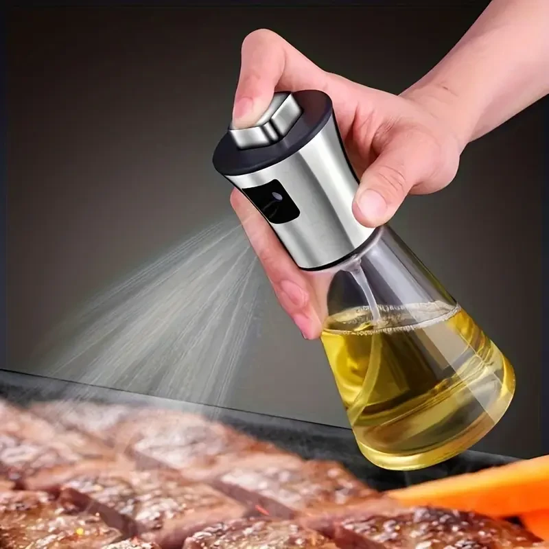 Large Capacity Stainless Steel Glass Olive Oil Sprayer