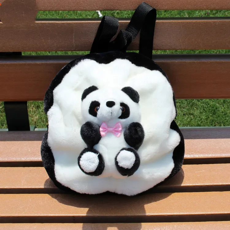 Children's backpack from panda to bear