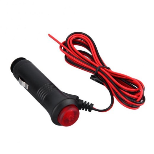 Car cigarette lighter power cord