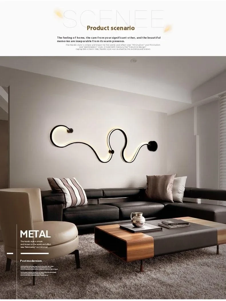 Bedroom Bedside Led Wall Lamp Corridor Aisle Light