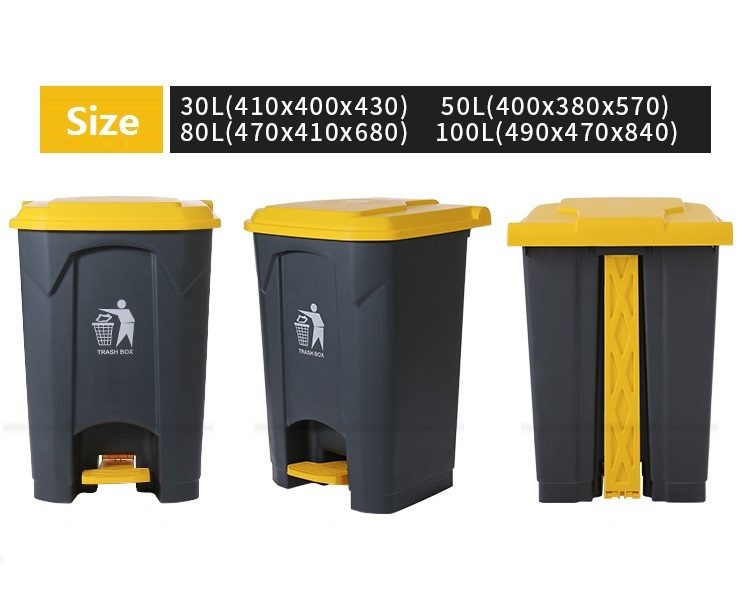 100L Padel Waste Bin