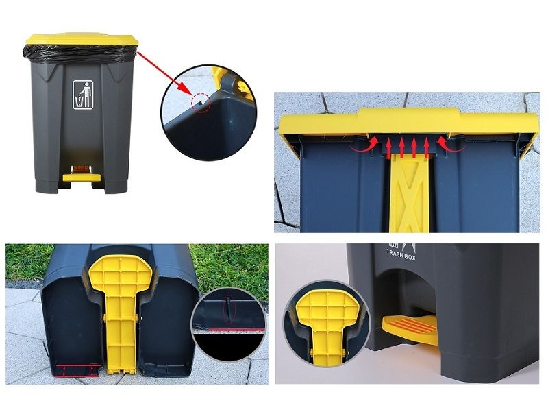 100L Padel Waste Bin