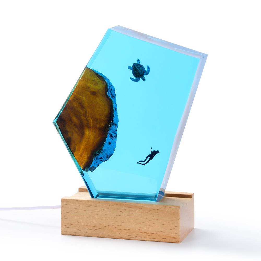 Ocean Micro Landscape Real Handmade Resin Crafts