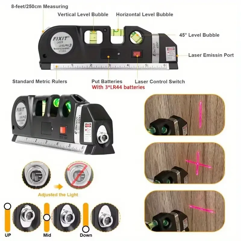 Measure with Multi-Purpose Laser Level!
