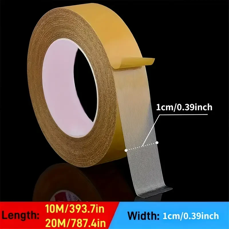 Heavy-Duty Transparent Double-Sided Tape