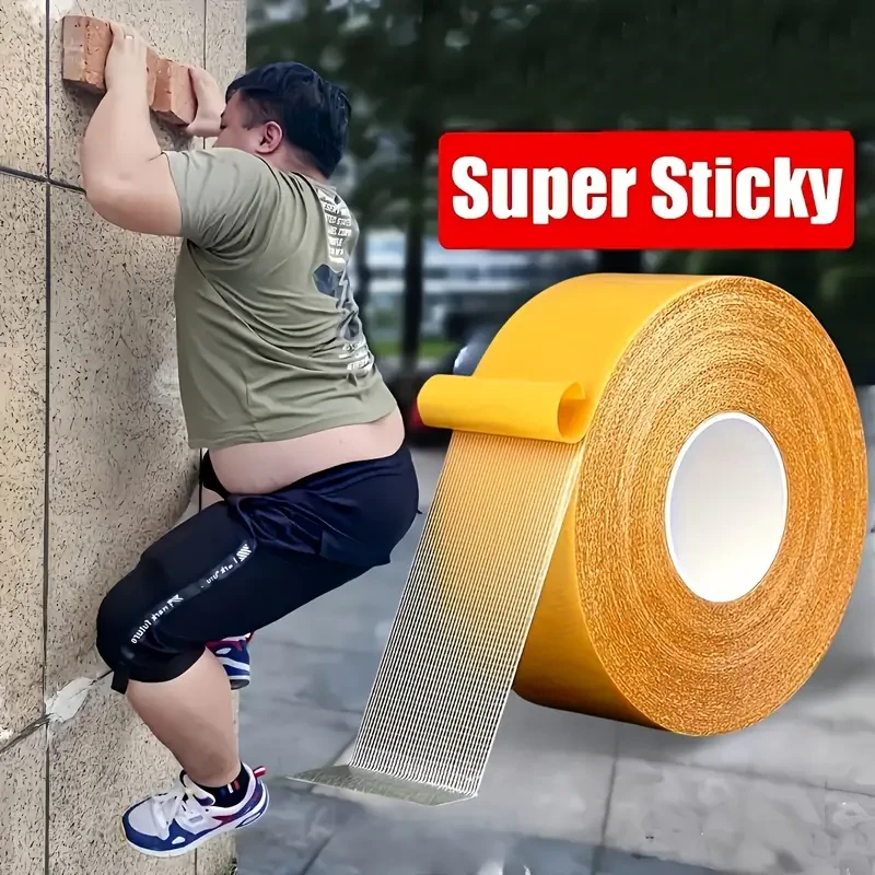 Heavy-Duty Transparent Double-Sided Tape