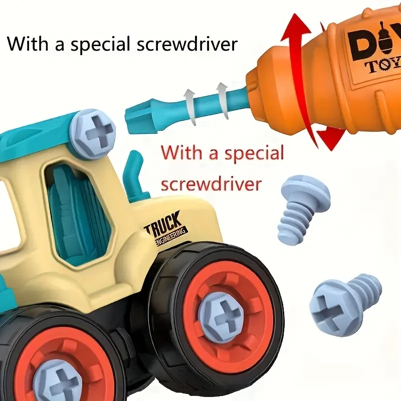 Detachable Excavator DIY Truck Engineering Set