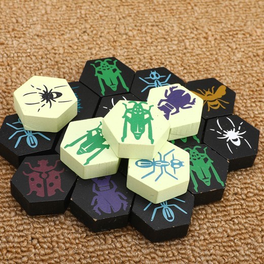 Insect Chess with Mosquitoes, Ladybugs and Dustworms