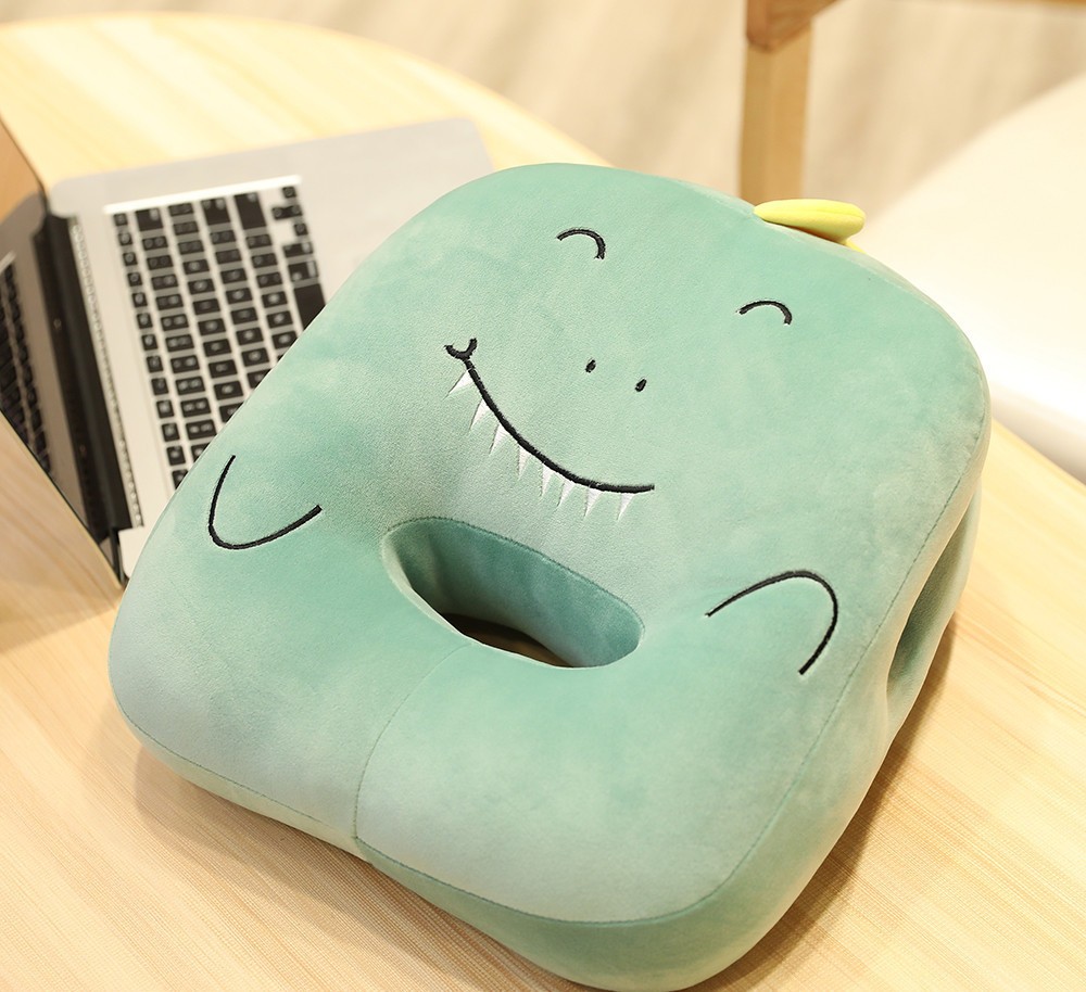 Cartoon Down Cotton Nap Pillow Warm Hand Cover