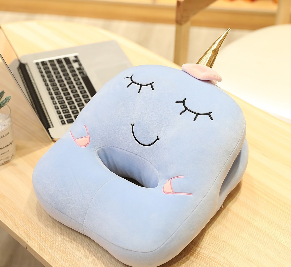 Cartoon Down Cotton Nap Pillow Warm Hand Cover