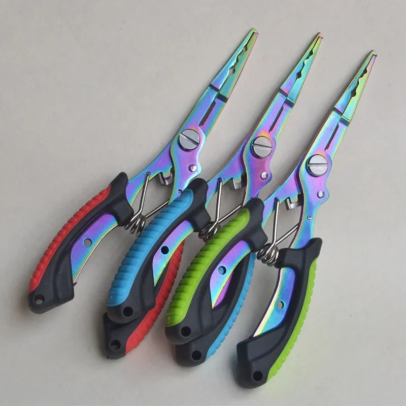 Medium Straight Mouth With Hook Multifunctional Fishing Pliers