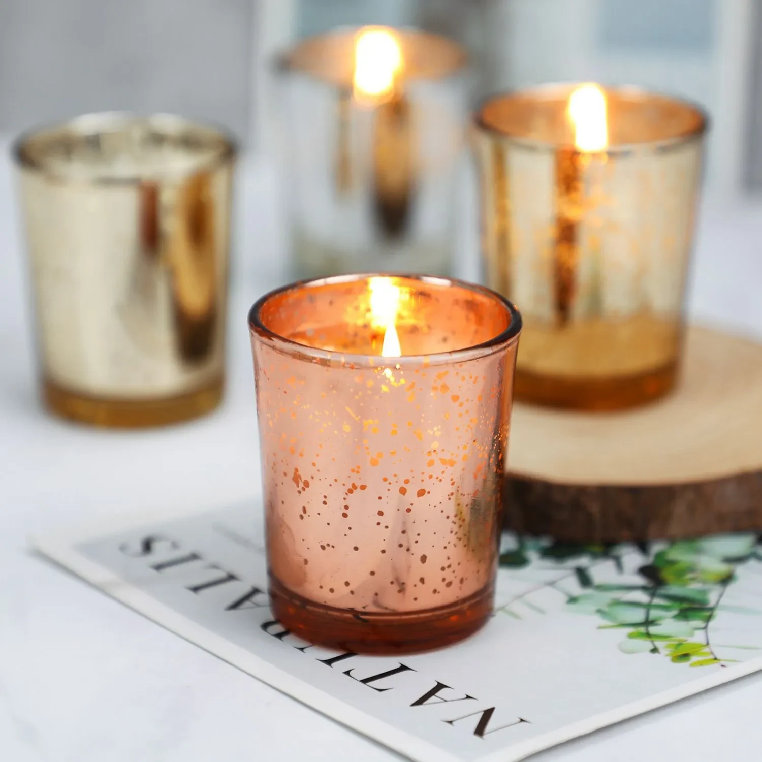 Golden Star Cup Aromatherapy Candle