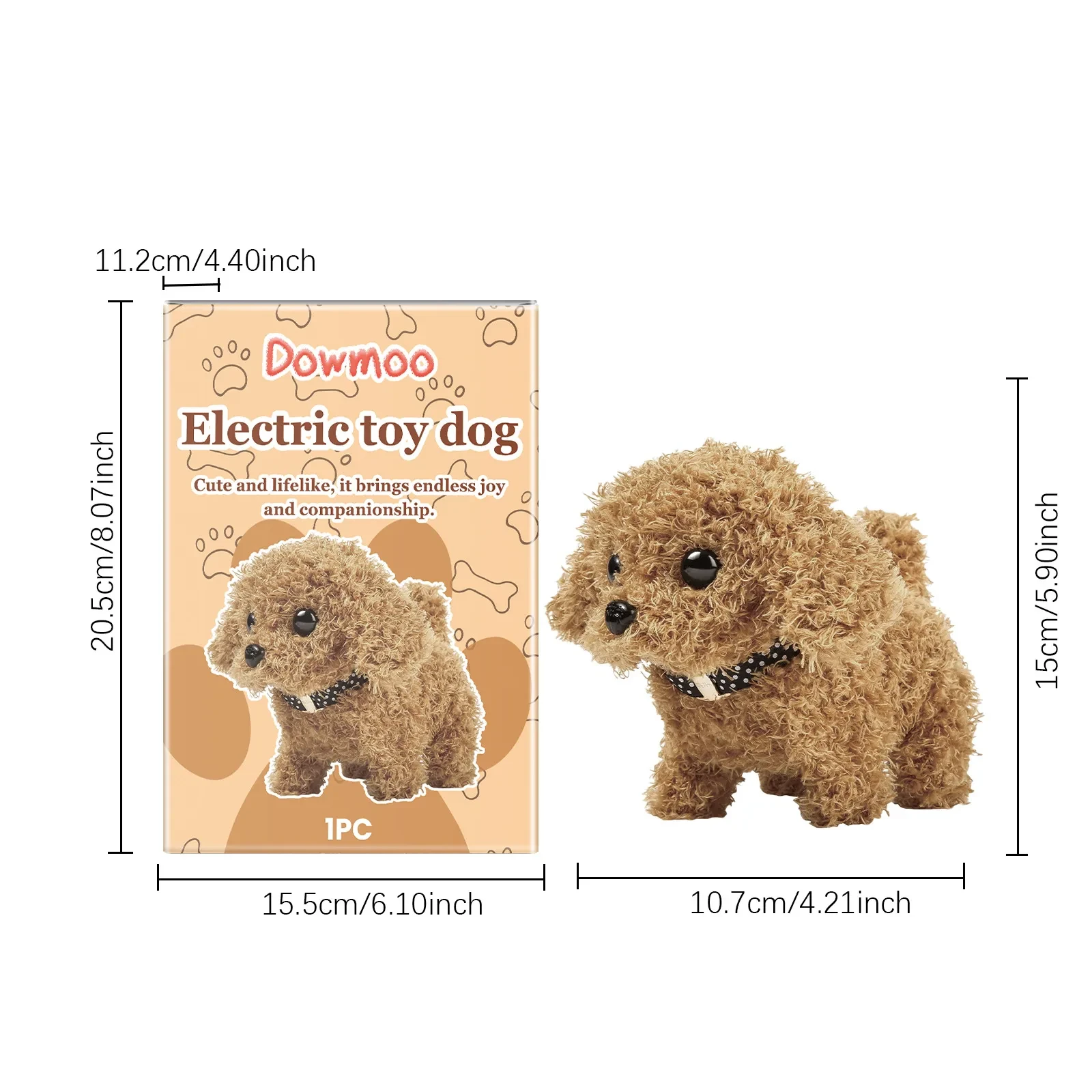 Creative Cartoon Design Plush Soft The Toy Dog