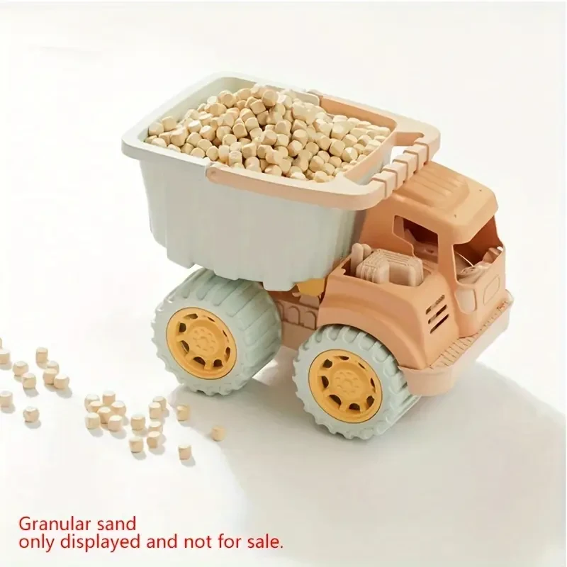 KIDNOAM Youngsters' Blue PP Beach Toy Dump Truck